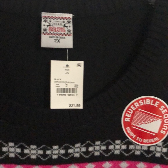 Last drop Plus size naughty/nice ugly Christmas - Picture 4 of 5